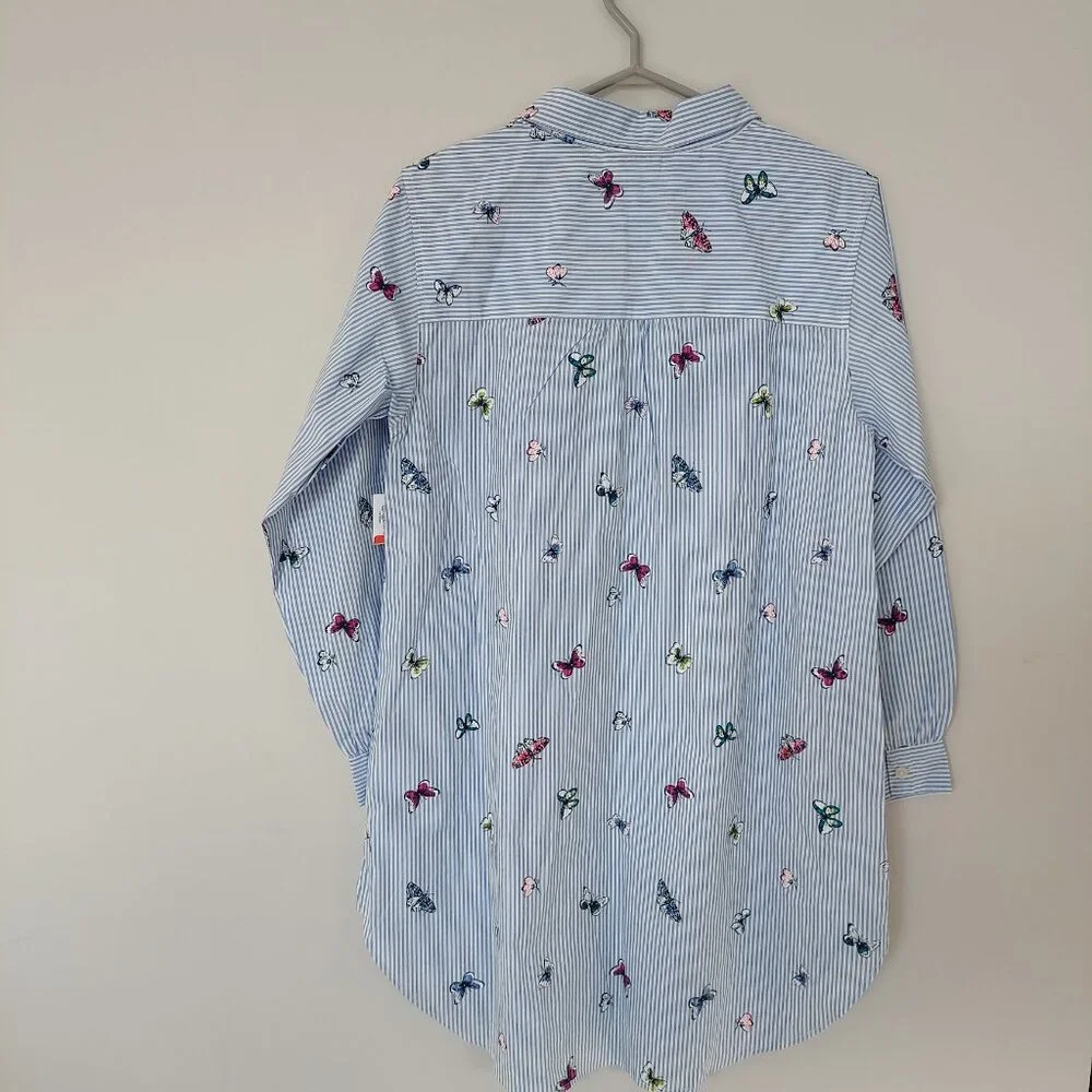 LOVE By Gap 100% Cotton Shirt Tonic Dress, Oversize XS - Picture 4 of 10
